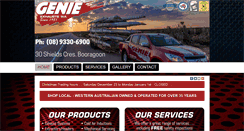 Desktop Screenshot of genie-exhaust.com.au